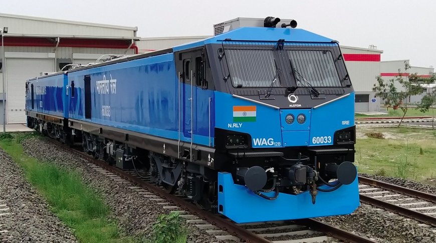 Alstom’s first Prima electric locomotive delivered to Indian Railways begins operation